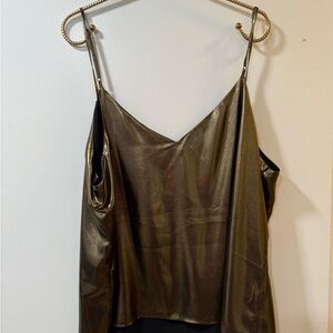 Bronze Gold Metallic Women's Camisole